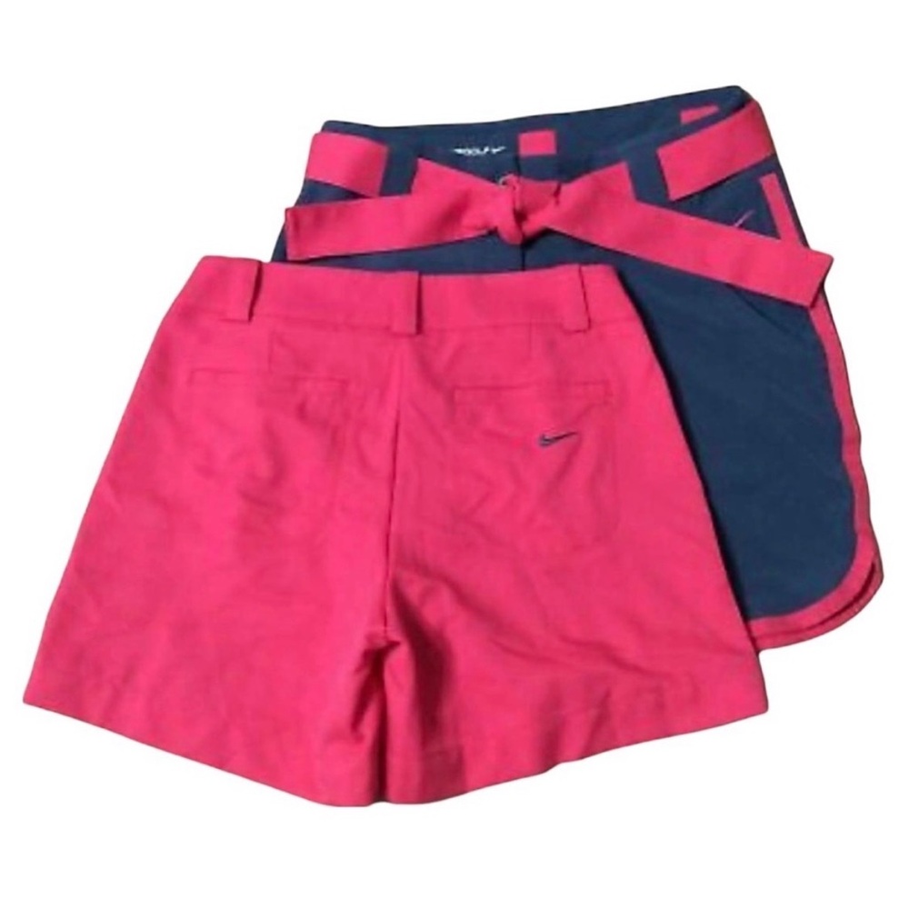 NIKE Golf Tour Performance Dri-Fit Convert 3 in 1 Skirt Short Skort Gray Pink 8 - Picture 5 of 10